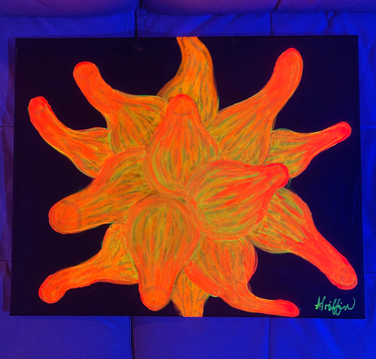 SUPER BRIGHT! "Bubble Tip Anemone" (Art Piece 1 of 1)